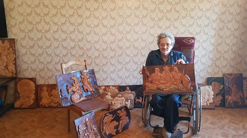 ارباعا تاڭىلعان اياگوزدىك سۋرەتشى