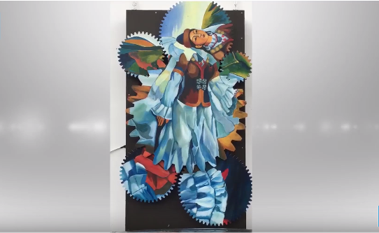 سىرلىبەك بەكبوتاەۆ. "قىز جىبەك" ينستاللياتسياسى