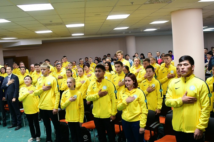 استانادا ءىىى جازعى جاسوسپىرىمدەر وليمپياداسىنا شىعارىپ سالۋ ءراسىمى ءوتتى