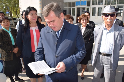 قازالى اۋدانىندا كوشە كىتاپحاناسى اشىلدى