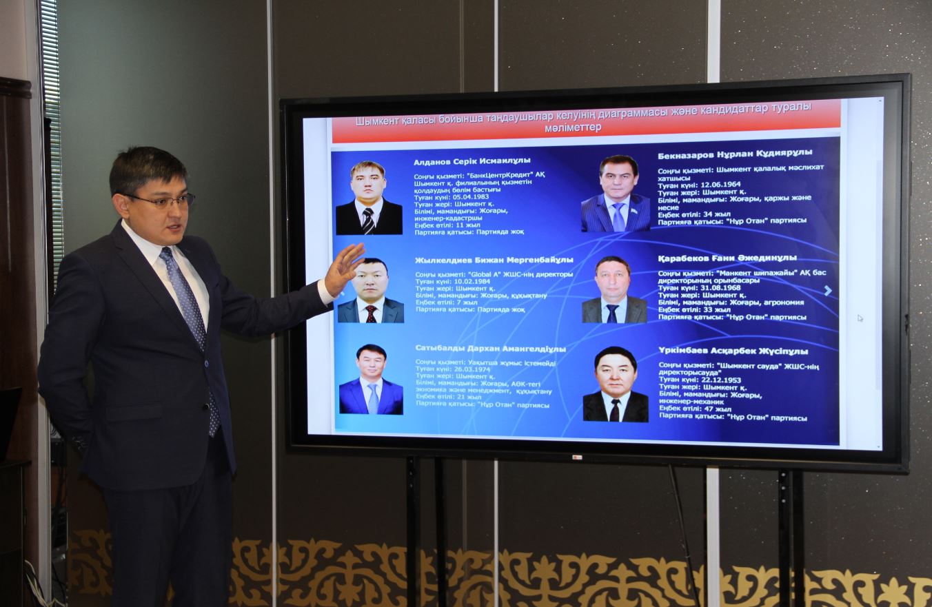 شىمكەنت قالاسىنان سەنات دەپۋتاتتارى سايلاندى