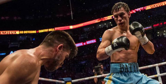 قازاقستاندىق كاسىپقوي بوكسشى باتىر قارسىلاسىن نوكاۋتپەن جەڭدى