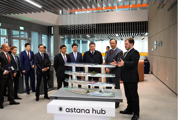  ءسىم باسشىسى «Astana Hub» حالىقارالىق IT-ستارتاپتار تەحنوپاركىنىڭ جۇمىسىمەن تانىستى