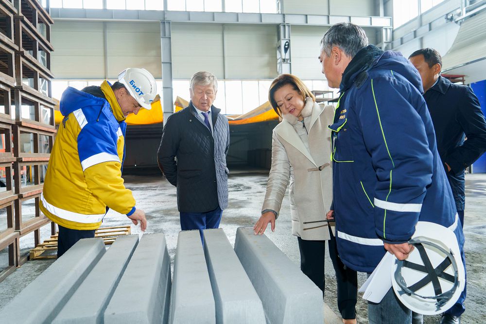 سەنات دەپۋتاتتارى الماتىداعى كوپىر قۇرىلىسى زاۋىتىن ارالادى