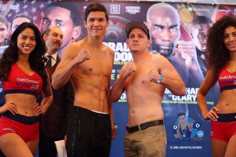 دانيار ەلەۋسىنوۆ اقش-تا سالماق ولشەۋ راسىمىنەن ءوتتى