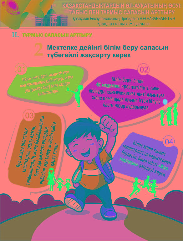 حالىق جاعدايىن جاقسارتۋدى ماقسات ەتكەن قۇجات