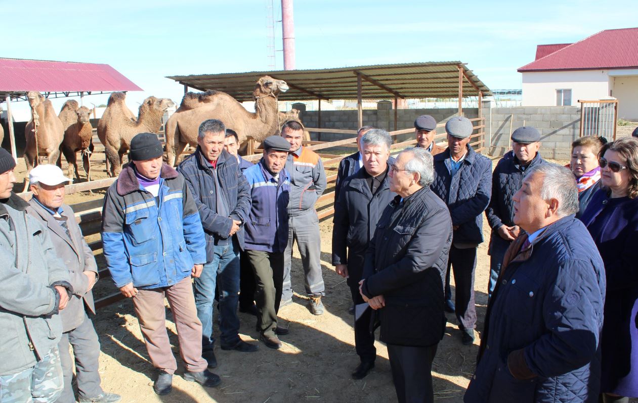 پارلامەنتى ءماجىلىسىنىڭ دەپۋتاتتارى سىرداريا اۋدانىنا قاراستى «بەسارىق» ەلدى مەكەنىندە بولدى