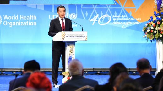 ب. ساعىنتاەۆ: ۇلت دەنساۋلىعى جانە دەنساۋلىق ساقتاۋدىڭ قولجەتىمدىلىگى — مەملەكەتىمىزدىڭ جانە پرەزيدەنتتىڭ نەگىزگى باسىمدىقتارى