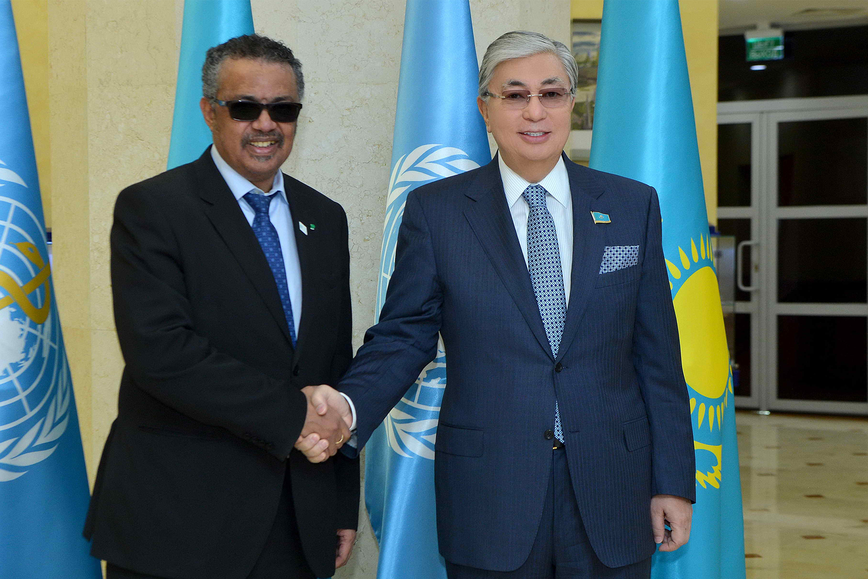 ق.توقاەۆ ت.گەبرەيەسۋسپەن استانا فورۋمىنىڭ قورىتىندىسىن تالقىلادى