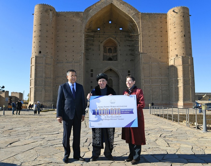 تۇركىستان قالاسىنا ميلليونىنشى تۋريست كەلدى