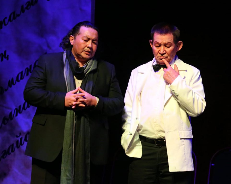 نارتاي ساۋدانبەك ۇلىنىڭ «مۇقاعالي, نۇرعيسا» دراماسىنىڭ پرەمەراسى ءوتتى