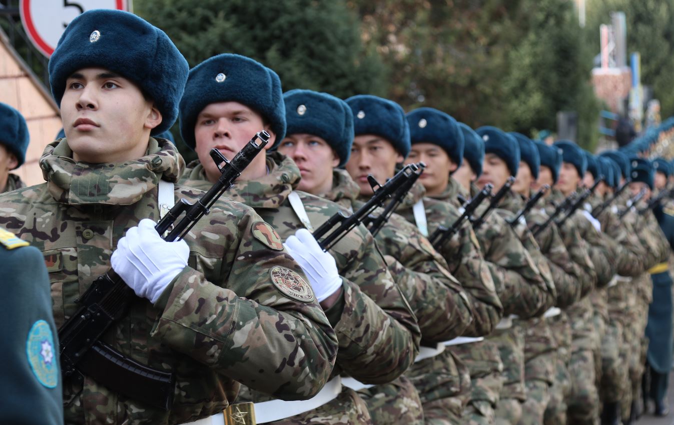 الماتىدا مەملەكەتتىك كۇزەت ساربازدارى انت قابىلدادى