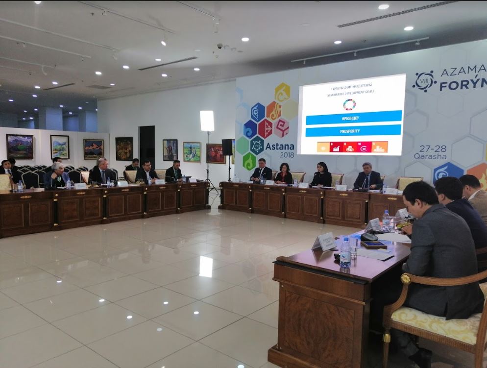 ازاماتتىق فورۋمدا ەكونوميكالىق ءوسۋ مەن ەكولوگيالىق جاعدايدى جاقسارتۋ مىندەتى تالقىلاندى