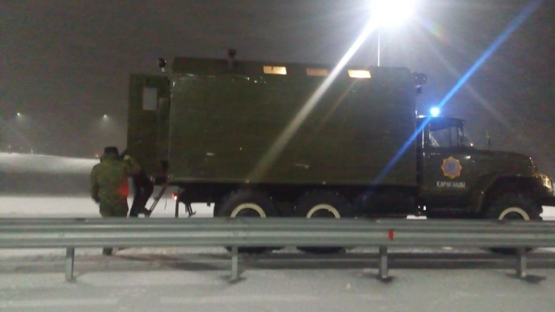 قاراعاندى وبلىسىندا قار قۇرساۋىندا قالعاندار قۇتقارىلدى