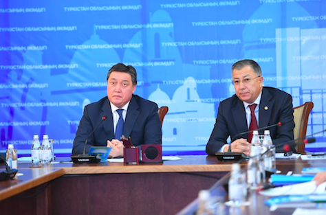 تۇركىستاندا پرەمەر-ءمينيستردىڭ ءبىرىنشى ورىنباسارى ا.ءماميننىڭ قاتىسۋىمەن جيىن ءوتتى