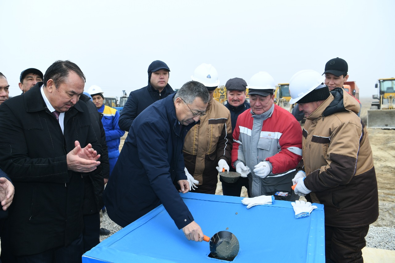 تۇركىستاندا «نۇرلى جەر» جانە «7-20-25» باعدارلاماسى اياسىندا سالىناتىن تۇرعىن ۇيلەردىڭ ىرگەتاسى قالاندى