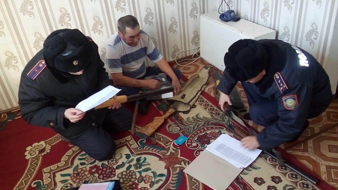 قىزىلوردالىق پوليتسەيلەر پروفيلاكتيكالىق باعىتتا جۇمىستار جۇرگىزۋدە