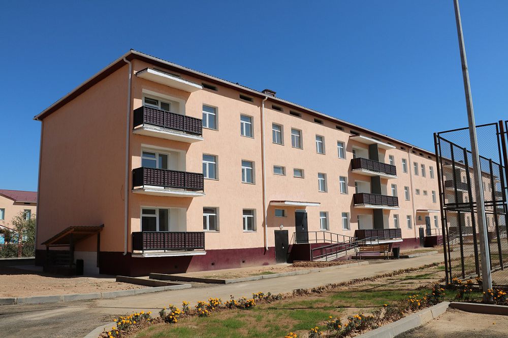 ارىس قالاسىندا ۇيلەر پايدالانۋعا بەرىلدى