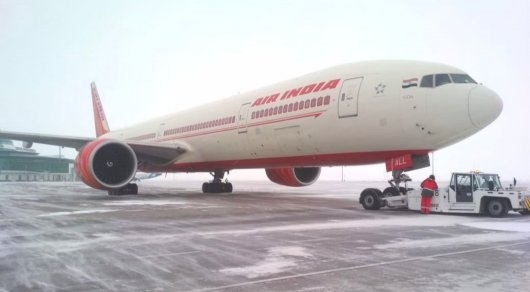 بۇگىن Air India ۇشاعى شۇعىل استانا اۋەجايىنا قوندى