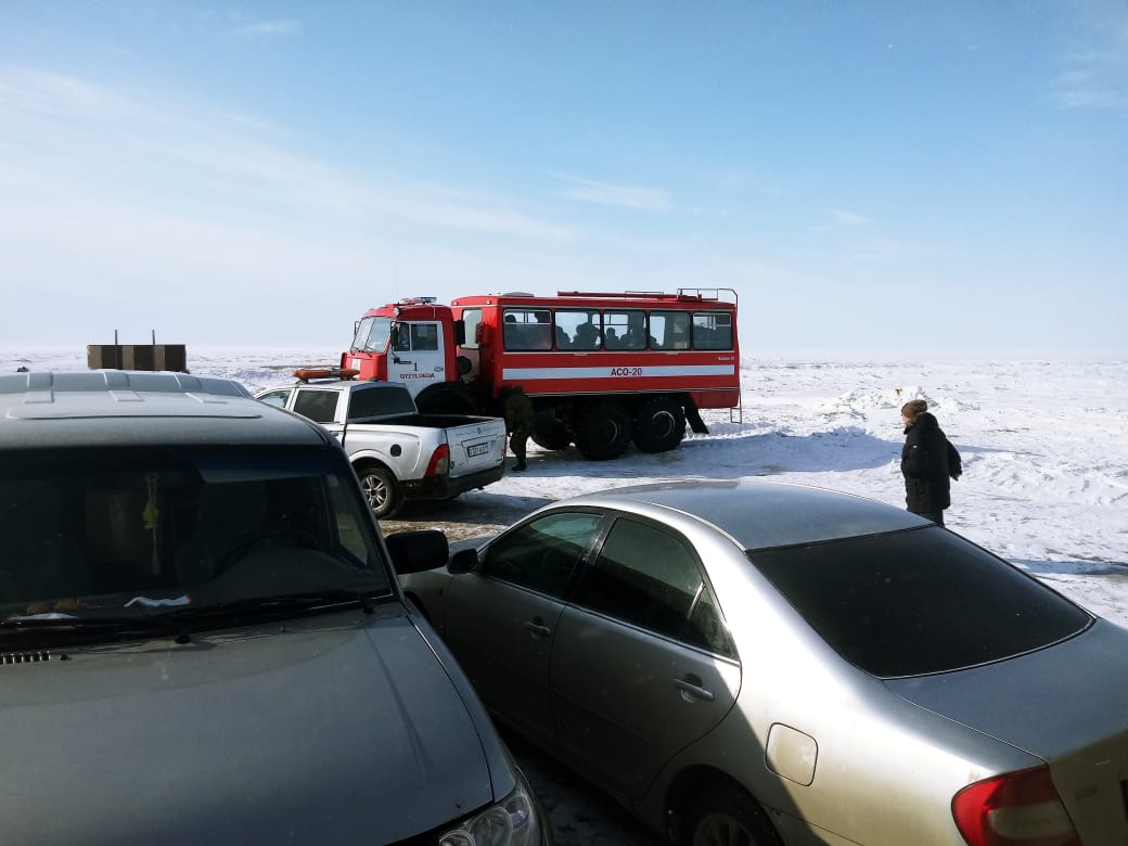 قىزىلوردادا قار استىندا قالعاندار قۇتقارىلدى