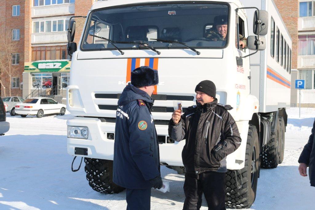 وسكەمەندىك قۇتقارۋشىلار «قاۋىپسىزدىكتىڭ ءيىسى» اكتسياسىن وتكىزدى