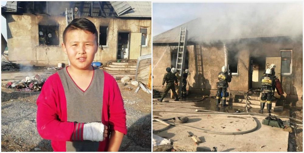 باتىر بالا ەكى ءبۇلدىرشىندى قۇتقارىپ قالدى