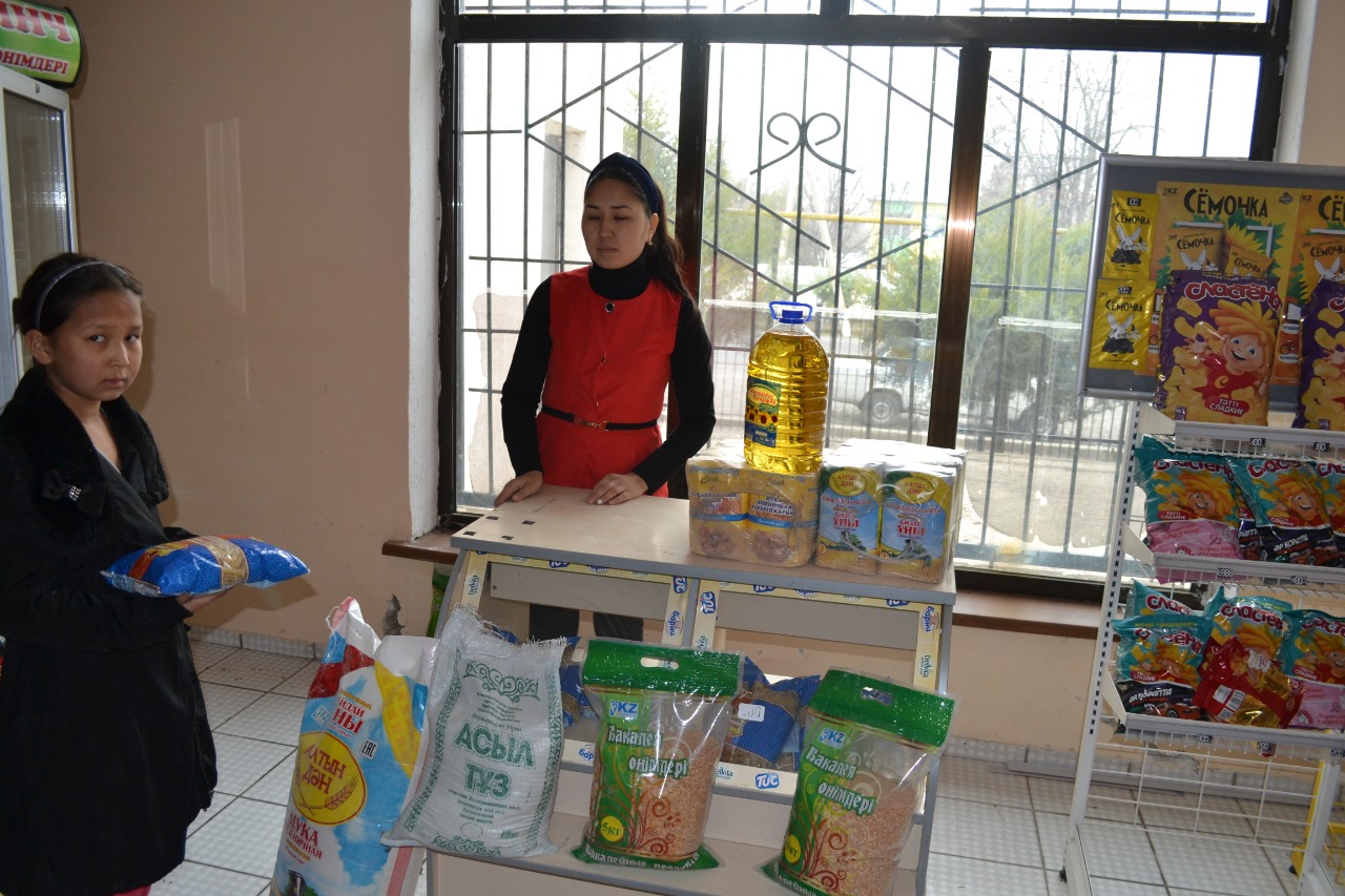 تۇركىستان: تۇلكىباس اۋدانىندا 6 الەۋمەتتىك دۇكەن جۇمىس ىستەيدى