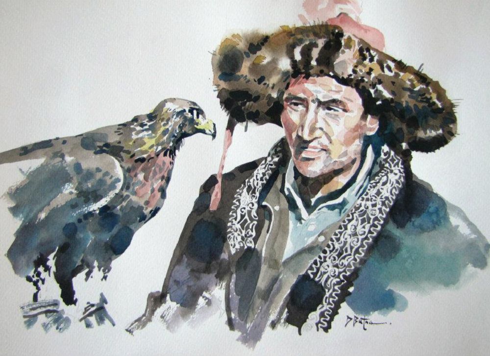 قوس قاسقىردى شەڭگەلدەگەن قىران
