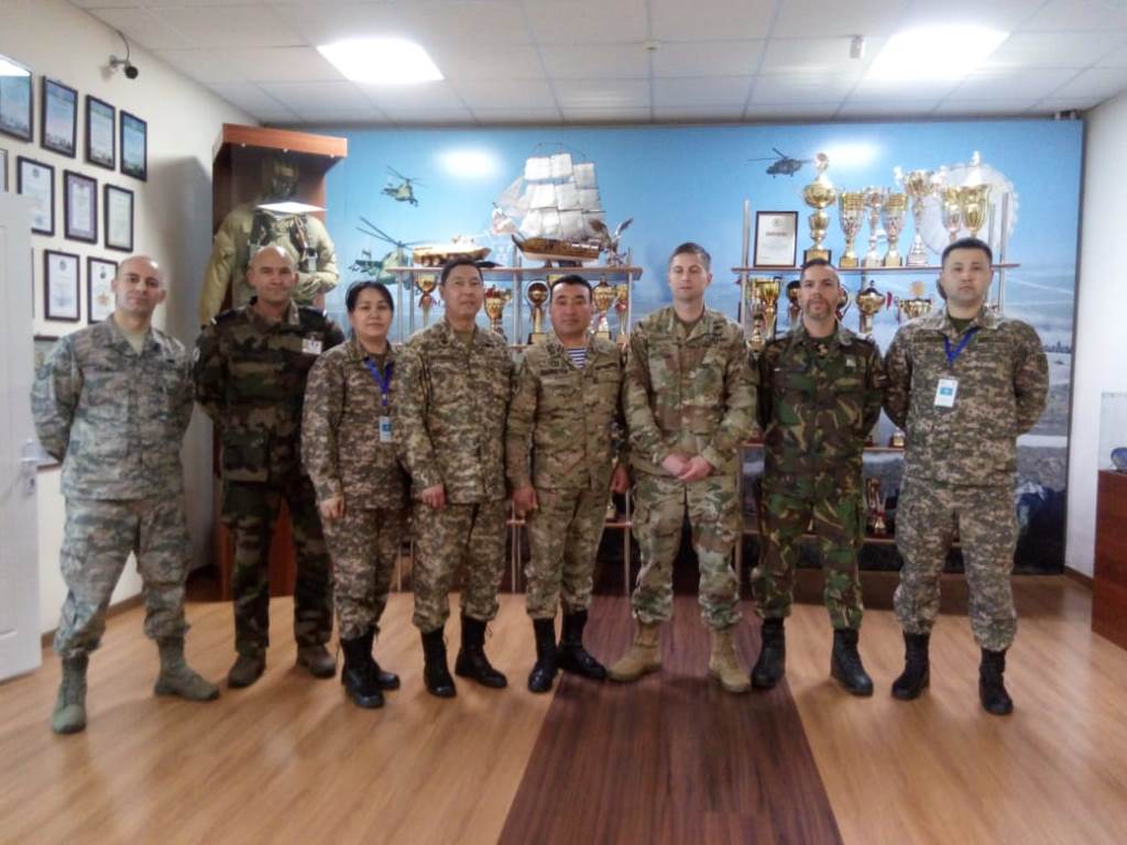 ينسپەكتسيالىق توپ دەسانتتىق-شابۋىلداۋ بريگاداسىن تەكسەردى