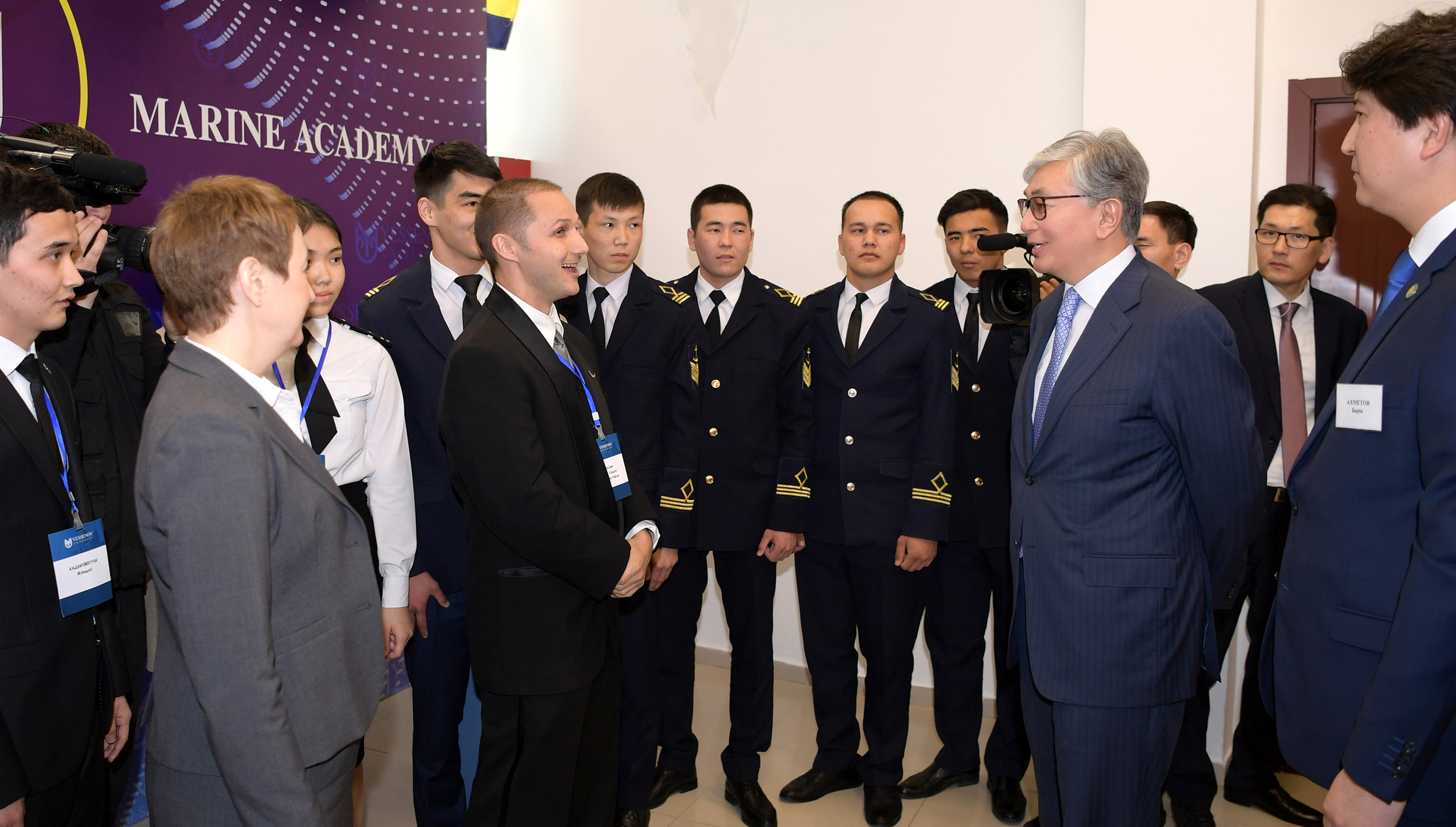 قاسىم-جومارت توقاەۆ تەڭىز اكادەمياسىنا باردى