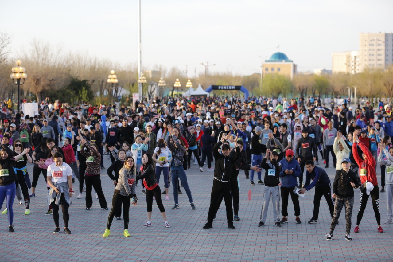 «Atyrau Marathon 2019» جارىسىنا 3 مىڭ ادام قاتىستى