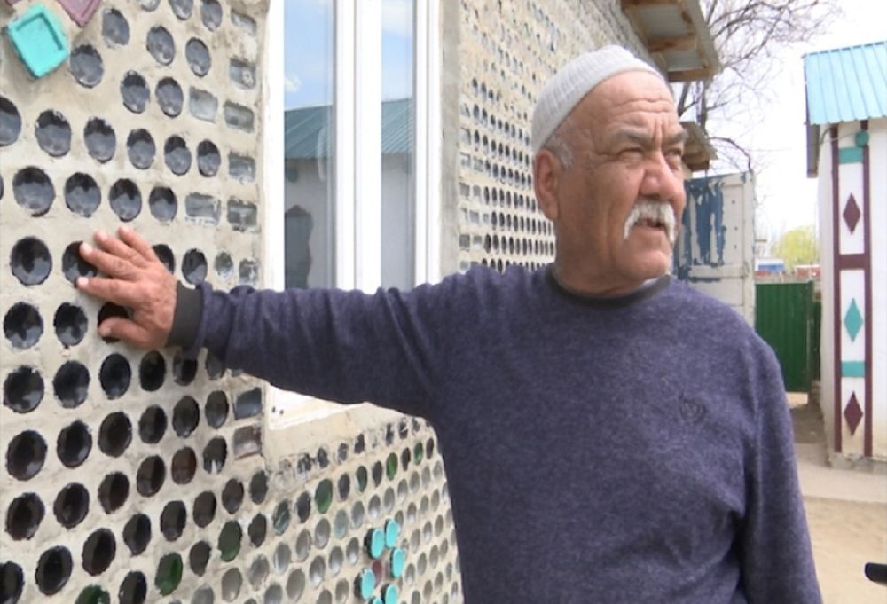 شولمەكتەن تۇرعىزىلعان ءۇي