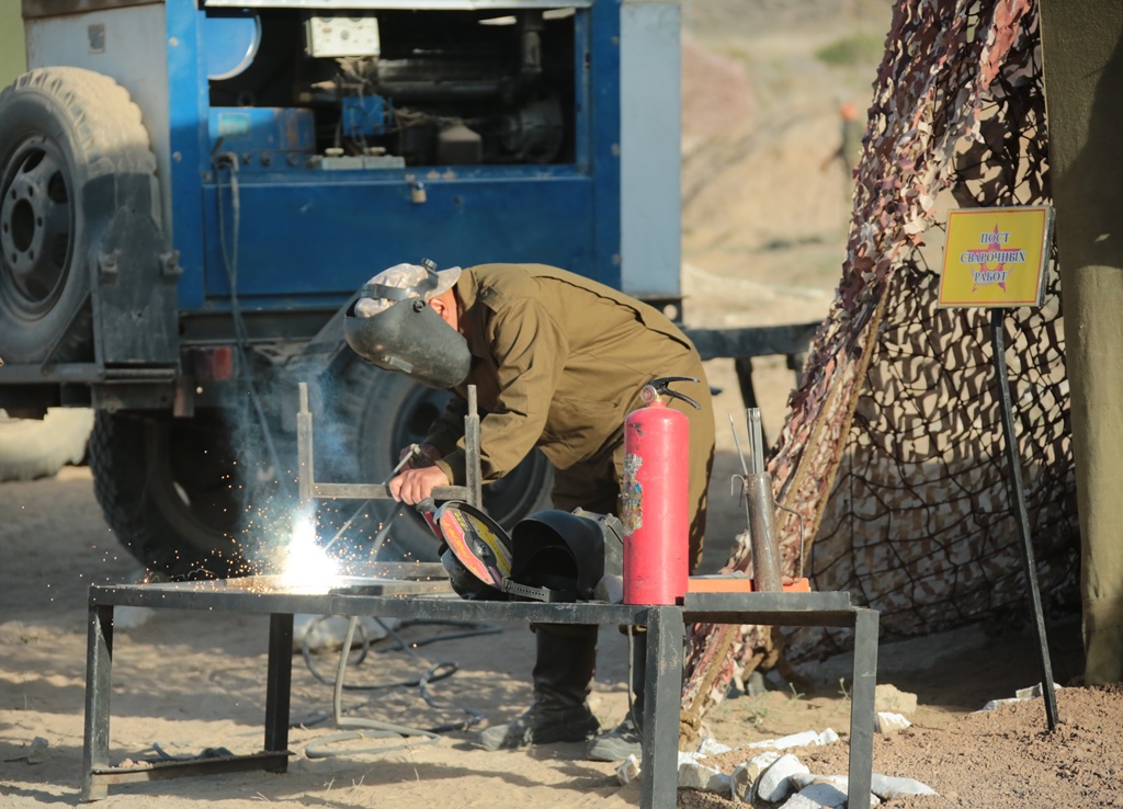 «ايبالتا-2019» وقۋ-جاتتىعۋى شەڭبەرىندە اسكەرلەردى اۋقىمدى ماتەريالدىق-تەحنيكالىق قامتاماسىز ەتۋ ءوستى