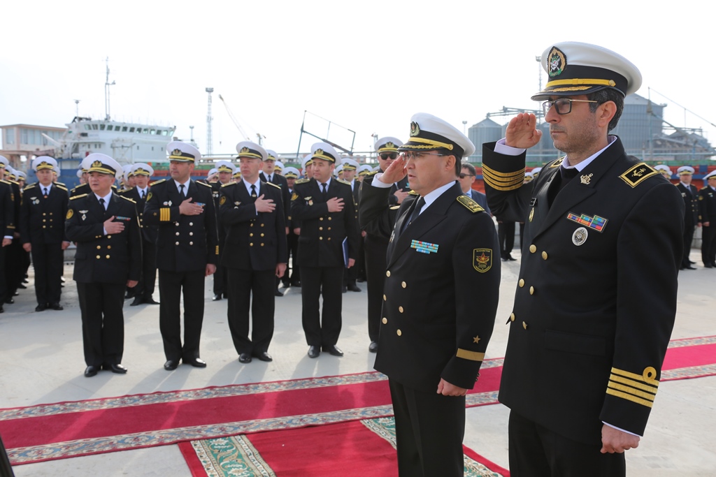 يران اسكەري-تەڭىز كۇشتەرىنىڭ كورابلدەر توبى اقتاۋعا كەلدى