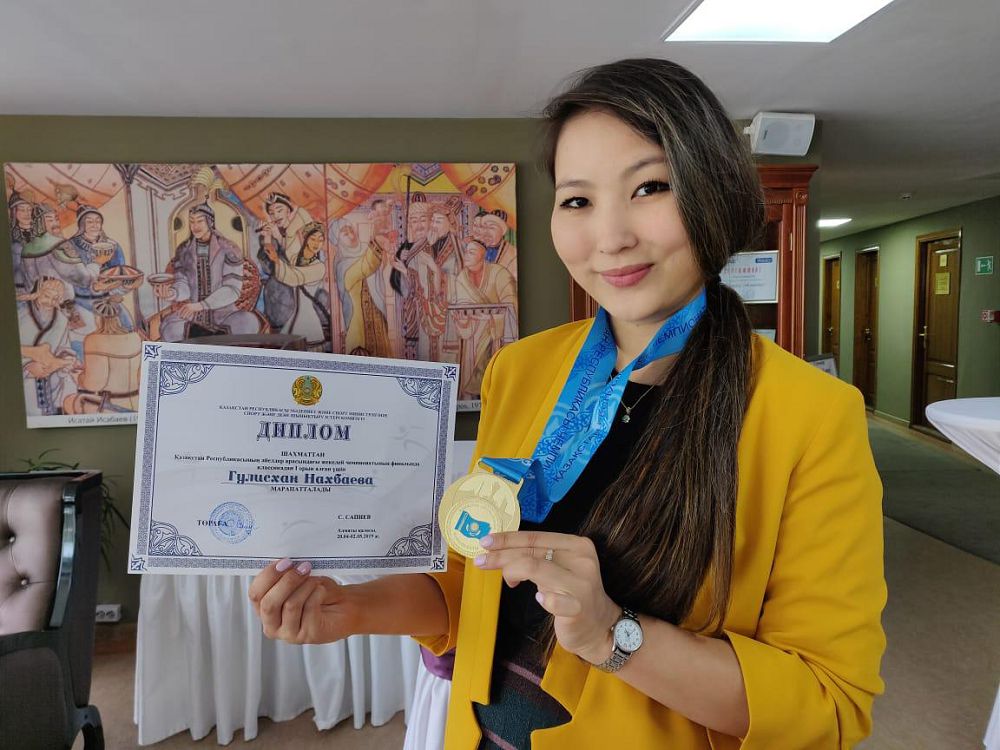 گ ۇلىسحان ناحباەۆا ‒ جەتى دۇركىن جەڭىمپاز!