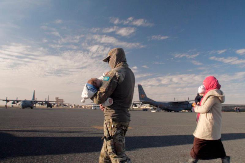 «جۋسان» وپەراتسياسى: سيريادان 231 قازاقستاندىق ەلگە جەتكىزىلدى