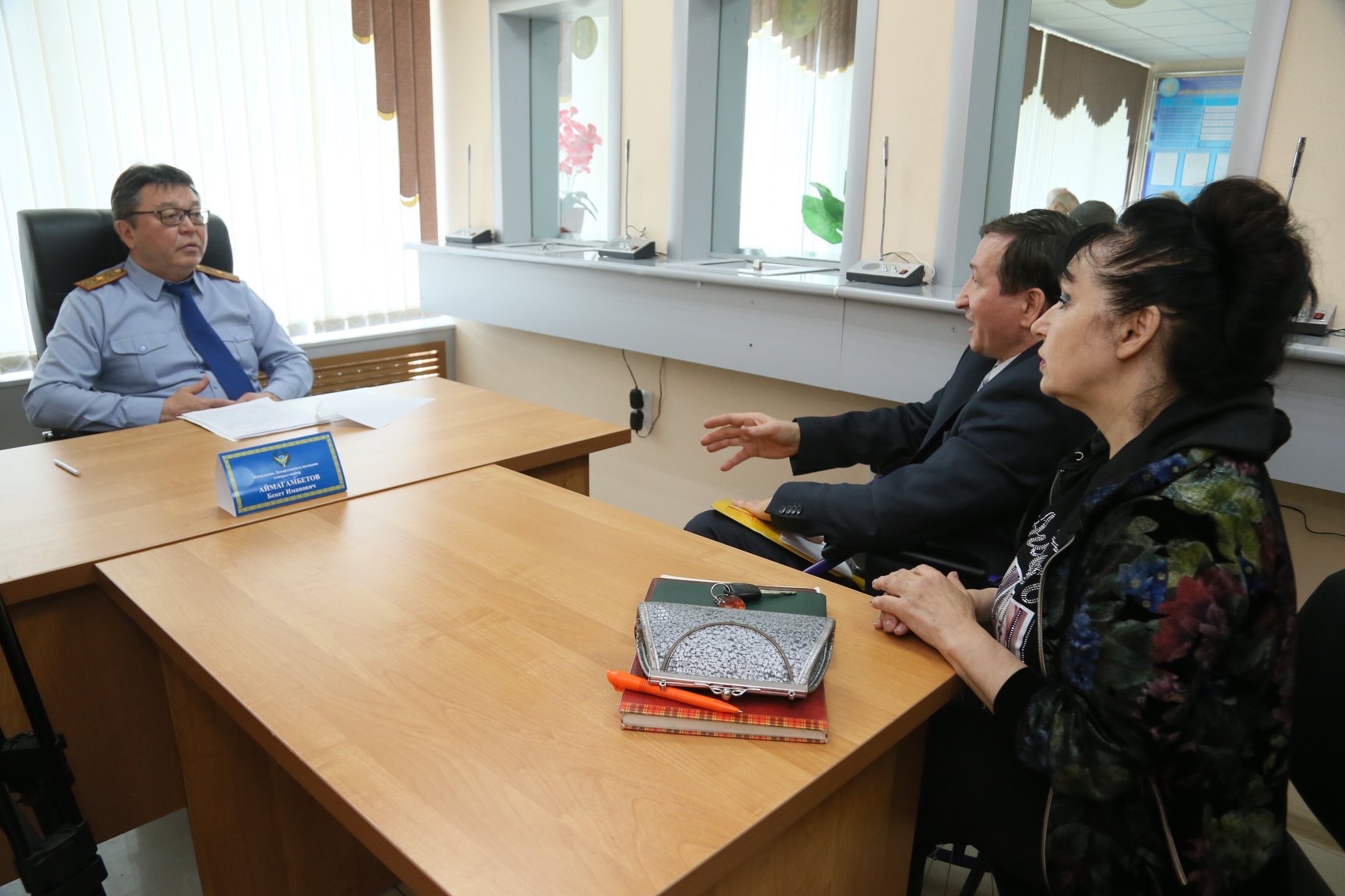 قوستاناي وبلىستىق پد باستىعى بەكەت ايماعامبەتوۆ ازاماتتاردى جەكە قابىلدادى