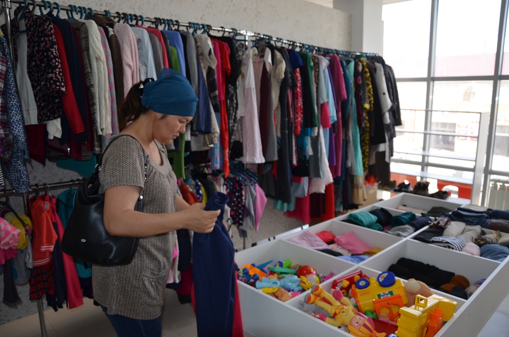 اتىراۋدا قايىرىمدىلىق دۇكەنى اشىلدى