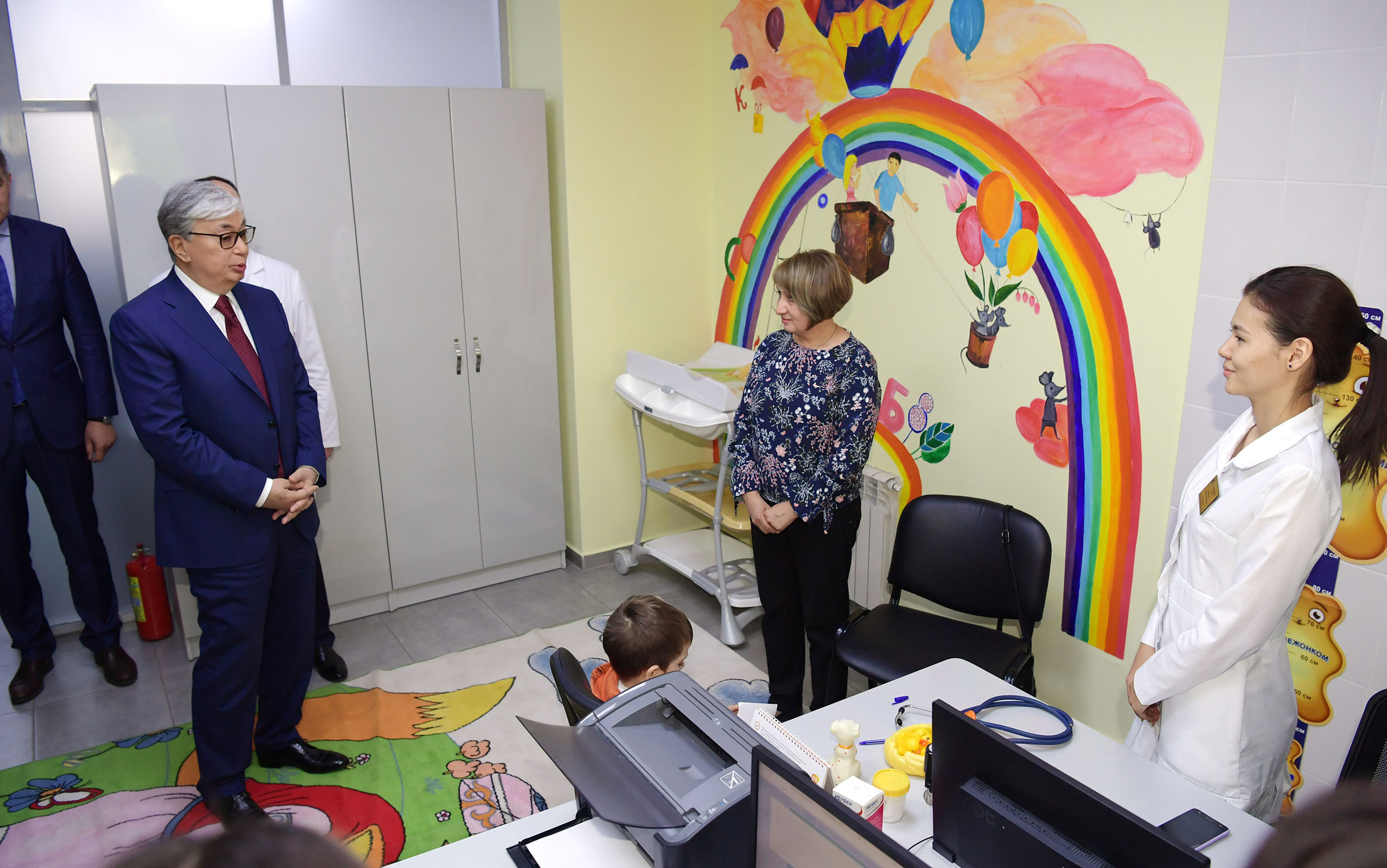 قازاقستان پرەزيدەنتى «بوتالى» وتباسى دەنساۋلىعى ورتالىعىندا بولدى