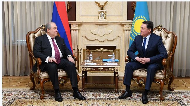 ا. مامين مەن ا. ساركيسيان ساۋدا-ەكونوميكالىق ىنتىماقتاستىقتى دامىتۋ كەلەشەگىن تالقىلادى