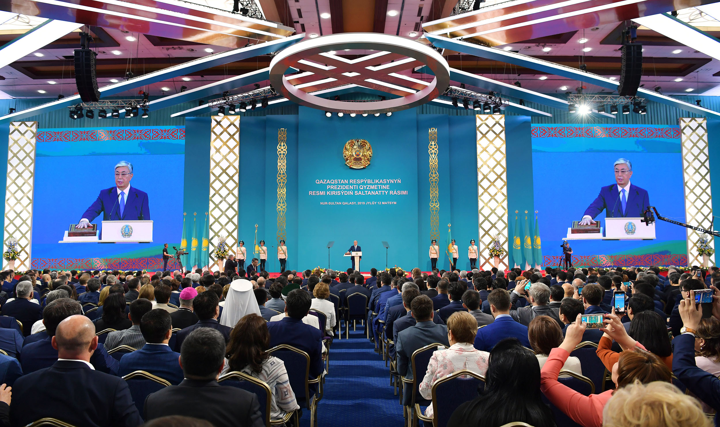 ق. توقاەۆتىڭ قازاقستان رەسپۋبليكاسىنىڭ پرەزيدەنتى قىزمەتىنە رەسمي كىرىسۋ ءراسىمى ءوتتى