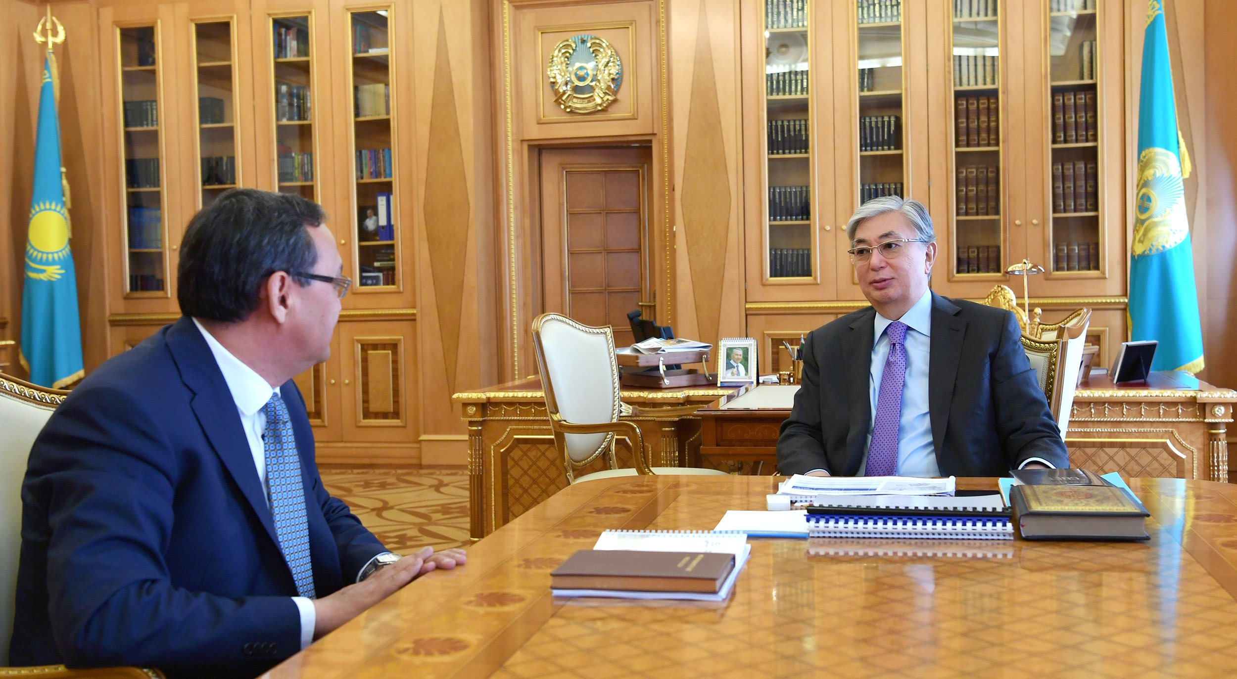 قازاقستان پرەزيدەنتى قاسىم-جومارت توقاەۆ ا.كۇرىشباەۆتى قابىلدادى