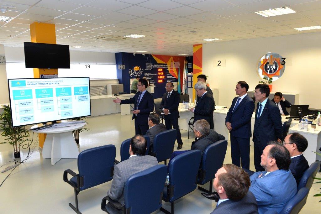 سەنات دەپۋتاتتارى ەلەكتروندى دەكلاراتسيالاۋ جۇمىسىمەن تانىستى