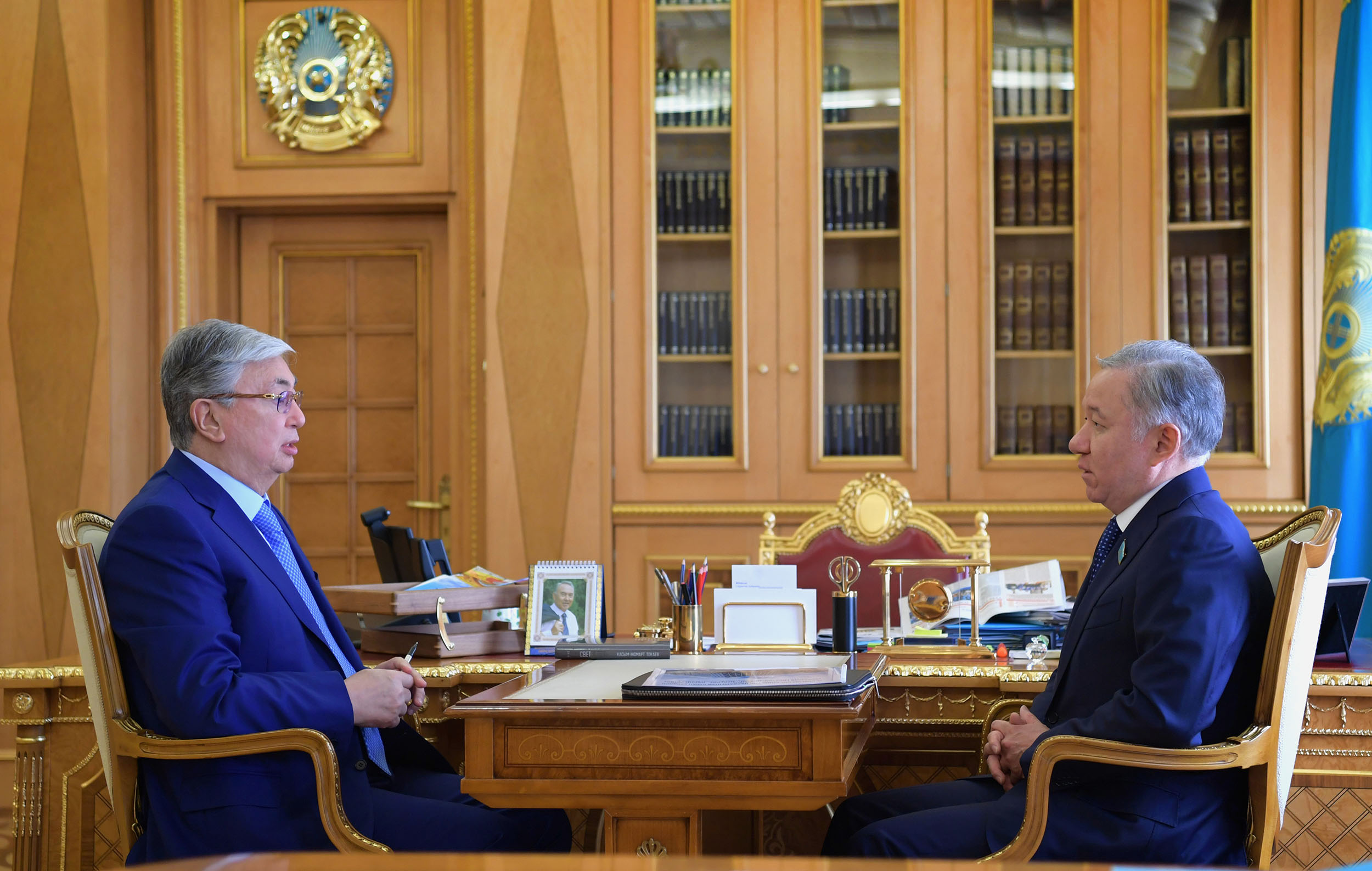 قاسىم-جومارت توقاەۆ ءماجىلىس توراعاسى نۇرلان نىعماتۋليندى قابىلدادى