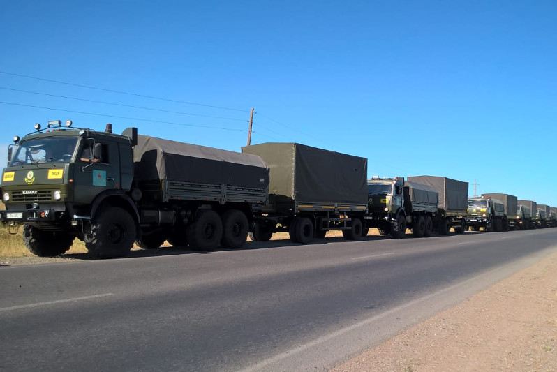 ارىستاعى جارىلىس: الماتىدان 500 اسكەري قىزمەتشى جىبەرىلدى