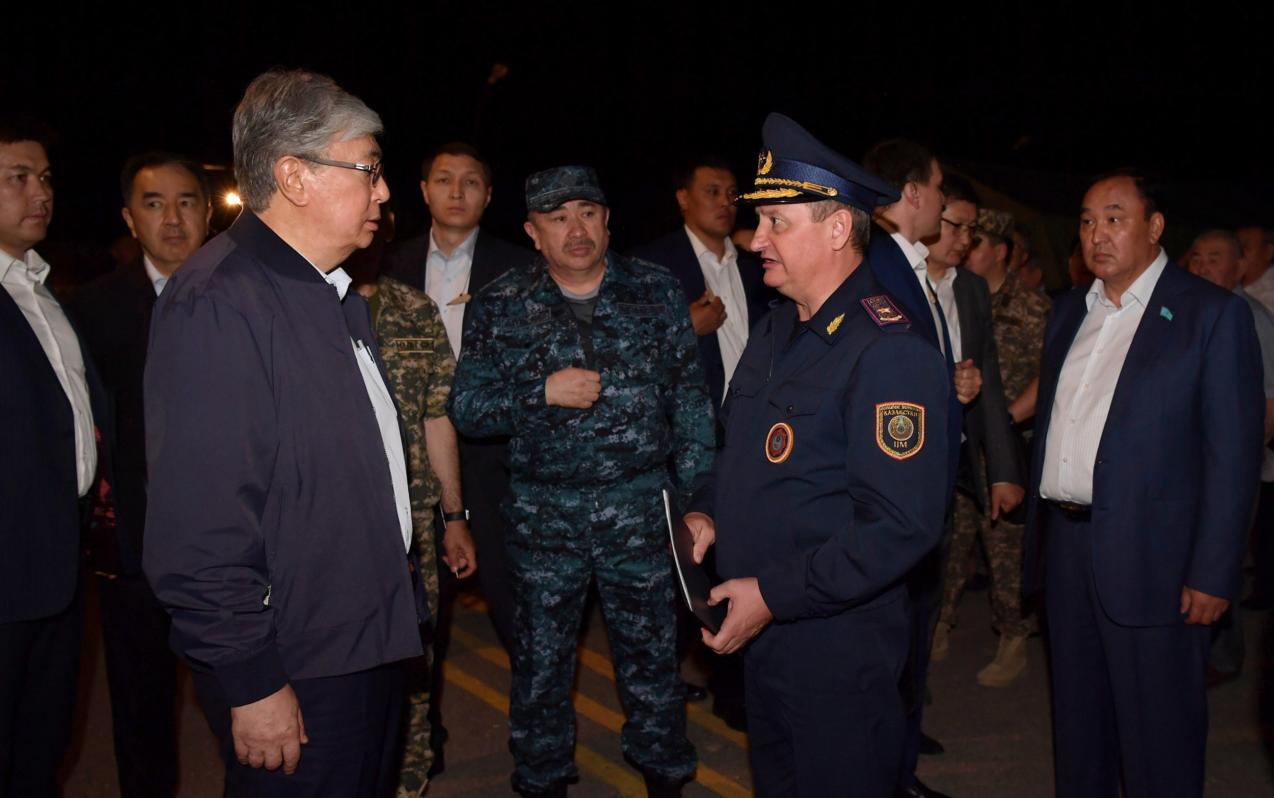 مەملەكەت باسشىسى ارىس قالاسىن ارالاپ شىقتى