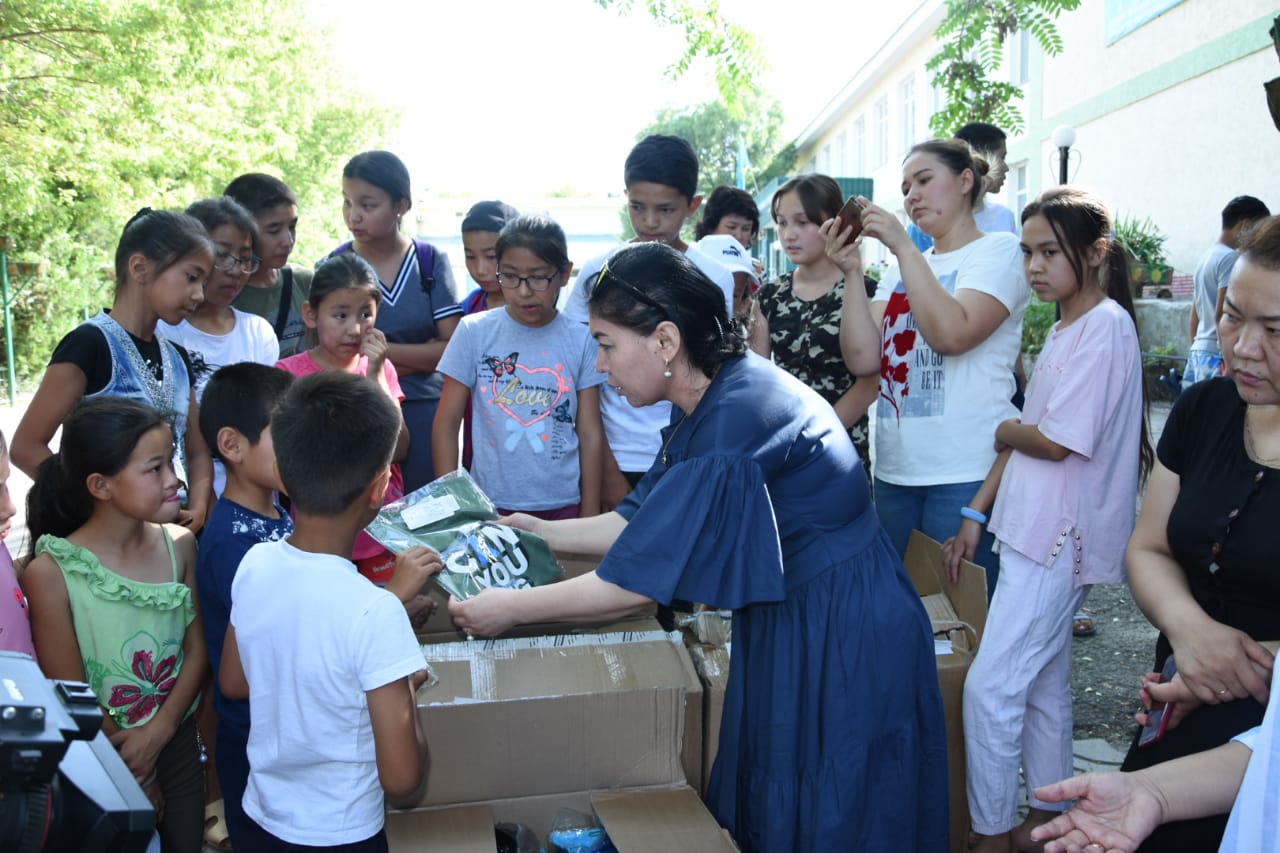 100-دەن استام ارىستىق جەتكىنشەك جازعى دەمالىسىن جامبىل جەرىندە وتكىزەدى