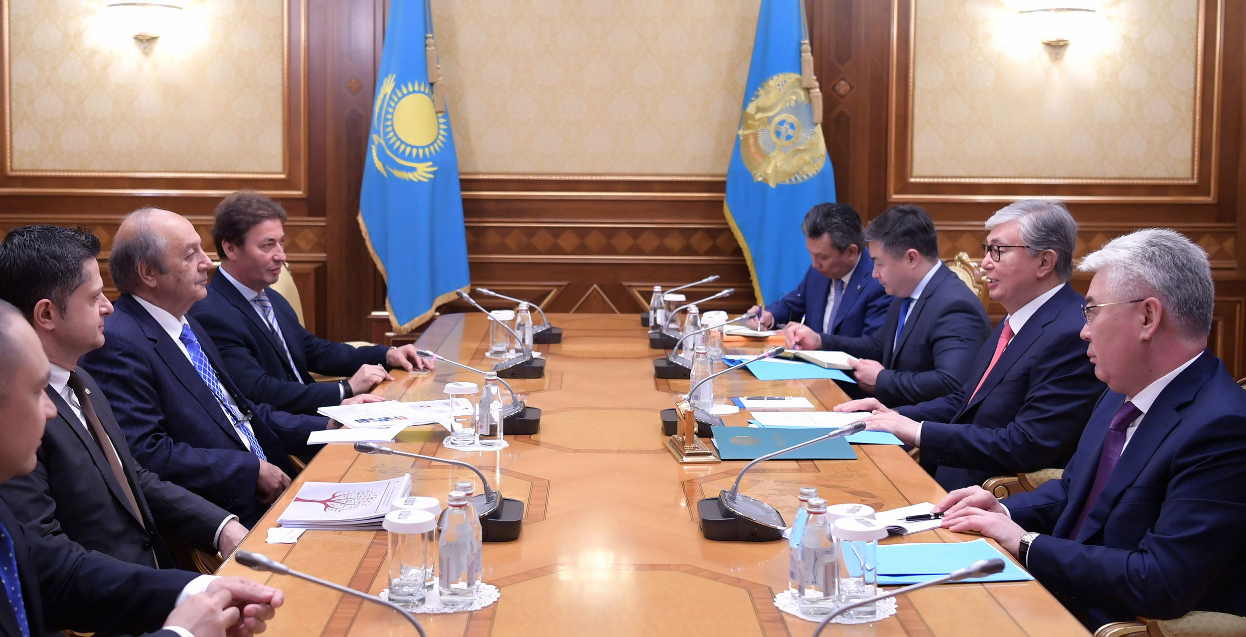 قازاقستان پرەزيدەنتى «Anadolu Group» كومپانياسىنىڭ پرەزيدەنتى تۋندجاي وزيلحاندى قابىلدادى