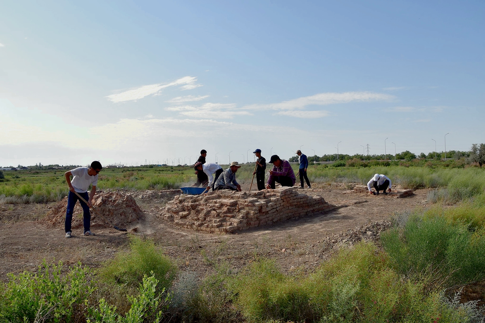 سىعاناق قالاشىعىندا ارحەولوگيالىق زەرتتەۋ بارىسىندا عالىمدار بىرقاتار جاڭا دەرەكتى انىقتادى