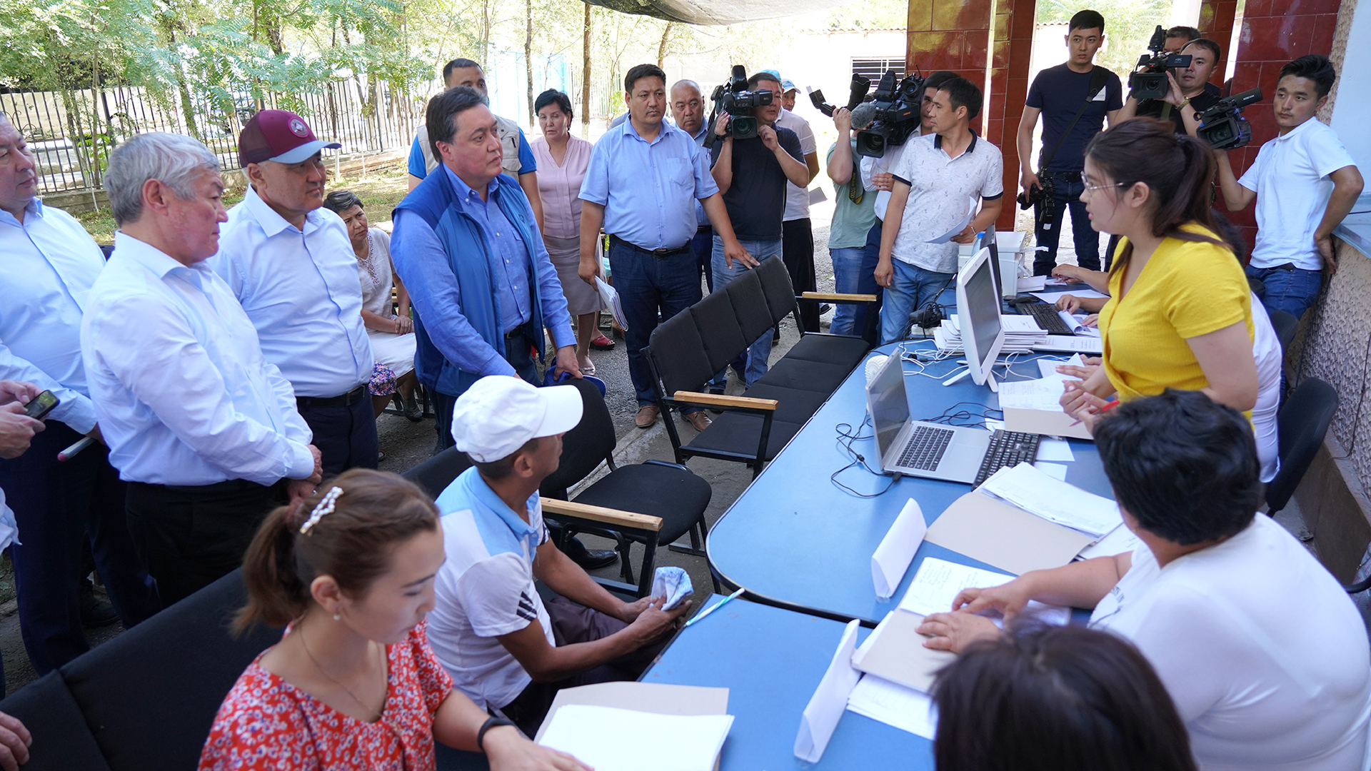 اسقار مامين ارىس قالاسىنداعى قالپىنا كەلتىرۋ جۇمىستارىنىڭ بارىسىن تەكسەردى